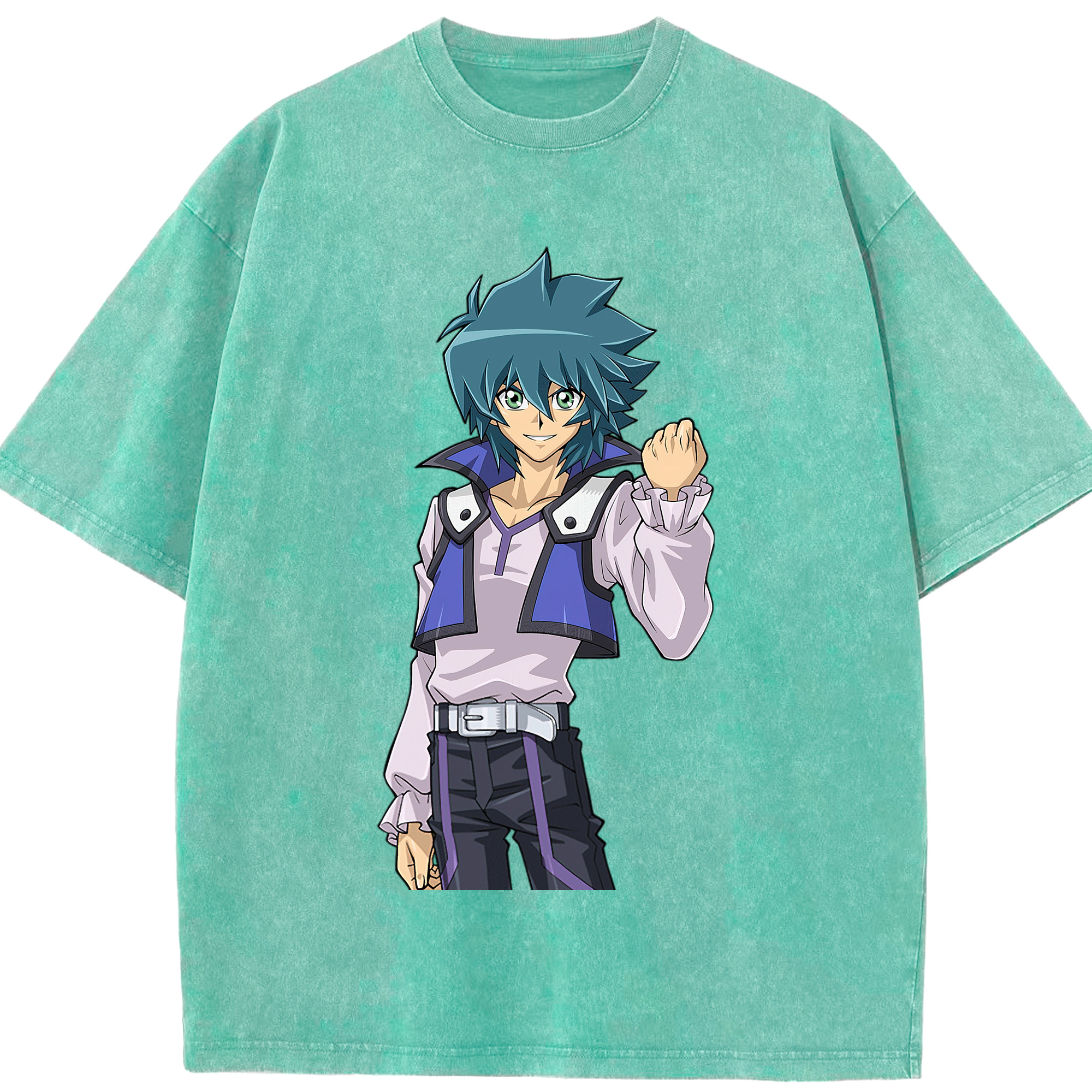 （画像用） 遊☆戯☆王 Yu-Gi-Oh! 綿100% ヴィンテージ風 半袖Tシャツ（フロントプリント）